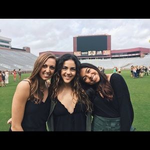 Black babydoll dress w deep neckline